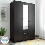 Spacewood Apex Engineered Wood 3 Door Wardrobe