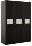 Spacewood Evon 3 Door Wardrobe In Natural Wenge Finish