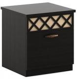 Spacewood Kosmo Classic Bedside Table In Natural Wenge Colour