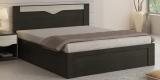 Spacewood Kosmo Crescent Queen Box Bed In Shadow Oak And Moldau Akazia Finish