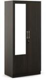 Spacewood Kosmo Duet Two Door Wardrobe With Mirror In Fumed Oak Finish