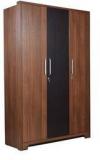 Spacewood Kosmo Elevate Three Door Wardrobe In Woodpore Finish