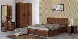 Spacewood Kosmo Grace Queen Bed With Lift On Storage In Rigato Walnut Finish