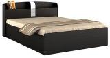 Spacewood Kosmo Imperial Queen Bed With Front Pull Out Storage In Natural Wenge Colour