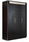 Spacewood Kosmo Saphire Three Door Wardrobe In Woodpore Finish