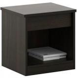 Spacewood Kosmo Spin Bedside Table In Fumed Oak Finish