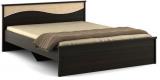 Spacewood Kosmo Spin Queen Bed In Fumed Oak Finish