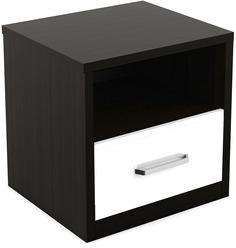 Spacewood Liberty Night Stand In Natural Wenge And HG White Finish