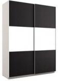 Spacewood Max Two Door Sliding Wardrobe In Kroko Leather Finish