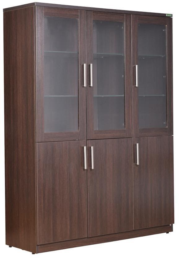 Spacewood Modern Living Book Case in Tuskan Wenge Finish