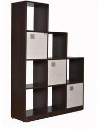 Spacewood Modern Living Book Shelf In Tuskan Wenge Finish