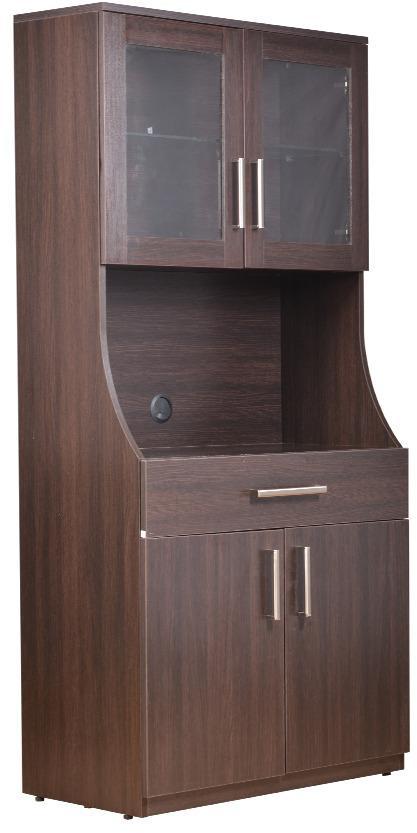 Spacewood Modern Living Crockery Unit in Tusken Wenge Finish