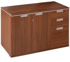 Spacewood Nova Pedestal Cabinet In Brown Colour