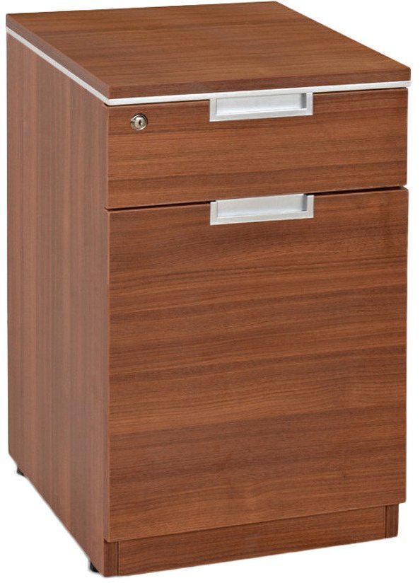 Spacewood Nova Two Drawer Pedestal Unit in Brown Color