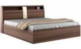 Spacewood Savana Queen Bed In Moldau Akazia And Brown Finish