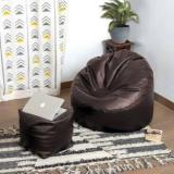 Spacex XXXL Mudda Chair With Puffy Bean Bag Sofa With Bean Filling