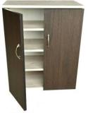 Speciality Panels 2 Doors with 4 Shelfs Pooja Cabinet with Termite Resistance Engineered Wood Free Standing Cabinet