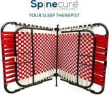 Spinecure Mattress Multipurpose Portable Folding Metal Cot | Portable Khat For Comfortable Sleeping Metal Single Bed