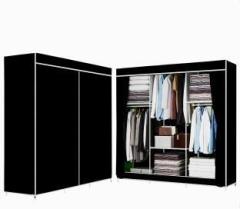 Spirited C4 Premium 1 Door 6 Shelf Carbon Steel Collapsible Wardrobe