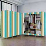 Spirited Carbon Steel Collapsible Wardrobe