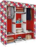 Spirited Diamond Wall Print PP Collapsible Wardrobe