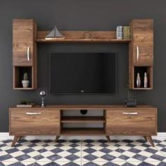 Spyder Craft Matte Finish A9 TV Unit with Wall Shelf Engineered Wood TV Entertainment Unit