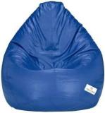 Star XXL Classic Royal Blue Teardrop Bean Bag With Bean Filling