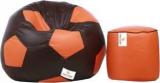 Star XXL Football Bean Bag With Bean Filling