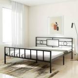 Steelwell |Lily Metal Bed With Headboard & Footboard, Heavy Mattress Platform, Noise Free Metal King Bed