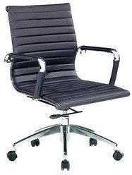 Stellar Ergonomic Chairs In Black Finish