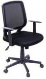 Stellar Hi Tech Medium Back Ergonomic Chair In Black Colour