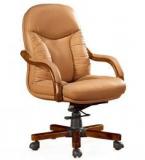 Stellar Office Chair in Beige/Black PU finish