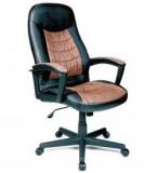 Stellar Office Chair In Black/Black Brown PU Finish