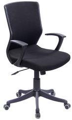 Stellar Office Chair In Black /Blue Fabric Finish