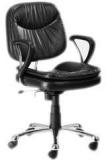 Stellar Office Chair In Black /Brown PU Finish