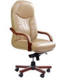 Stellar Rich & Famous High Back Executive Chair In Beige Colour