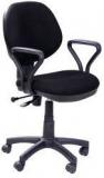 Stellar Spine Medium Back Ergonomic Chair In Black Colour