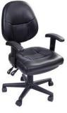 Stellar Spine Medium Back Executive Chair In Black Colour