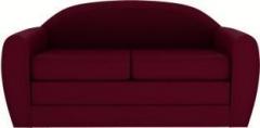 Style Crome Two Seater Fold Out Sofa Cum Bed Sleeps & Comfortably Maroon Color Single Sofa Bed