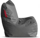 Style Homez XL Chair XL Size Grey With Beans Bean Bag Chair With Bean Filling