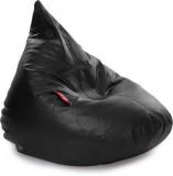 Style Homez XL HumBug XL Size Black With Beans Teardrop Bean Bag With Bean Filling