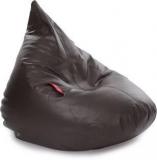 Style Homez XL HumBug XL Size Chocolate Brown With Beans Teardrop Bean Bag With Bean Filling