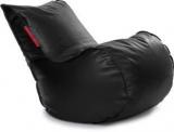 Style Homez XL Mambo XL Size Black With Beans Lounger Bean Bag With Bean Filling