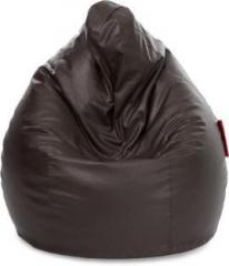 Style Homez XXL Classic Brown Teardrop Bean Bag With Bean Filling