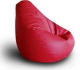 Style Homez XXL Classic XXL Size Red Color With Beans Teardrop Bean Bag With Bean Filling