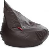 Style Homez XXL HumBug XXL Size Chocolate Brown With Beans Teardrop Bean Bag With Bean Filling