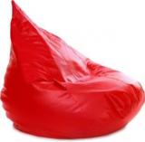 Style Homez XXL HumBug XXL Size Red With Beans Teardrop Bean Bag With Bean Filling