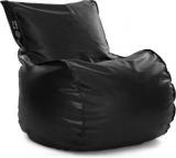 Style Homez XXL Mambo XXL Size Black With Beans Lounger Bean Bag With Bean Filling