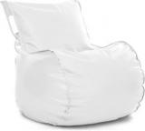 Style Homez XXL Mambo XXL Size Elegant White With Beans Lounger Bean Bag With Bean Filling