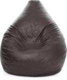 Style Homez XXXL Classic Chocolate Out Teardrop Bean Bag With Bean Filling